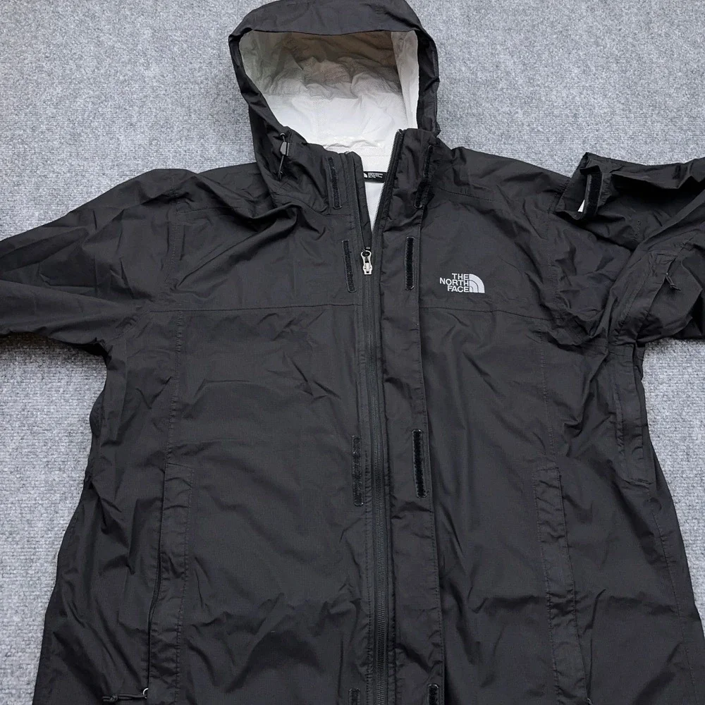 The North Face Venture 2 Dryvent Jacket Men's XL Black Waterproof Rain Shell EUC